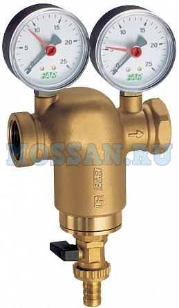 Фильтр 2" из DZR латуни, с манометром FA 3939 2
