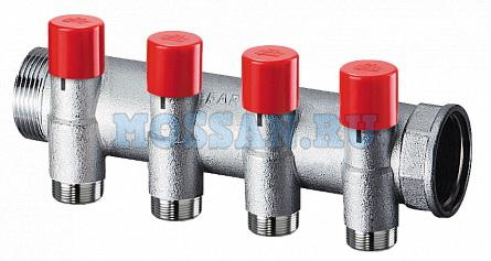 Балансировочн. коллектор 1 1/4"с 4 отв.  М24х19