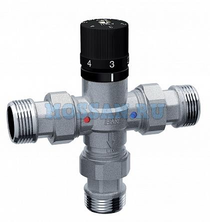 Термостатический смеситель 1 1/2",американка Тmax95 °C
