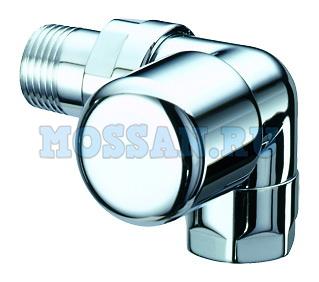 Трехосев.прав.термовентиль 1/2" гайка М24х19 TopLine (серебро)/Замена на FL 0101 12P/
