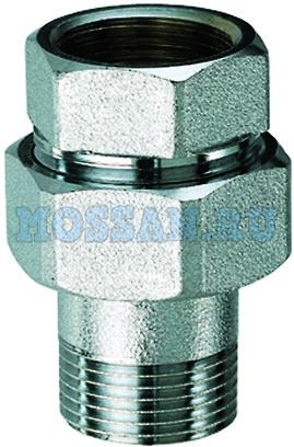 Прямой трехсоставной фитинг 1 1/4" (ВР-американка)