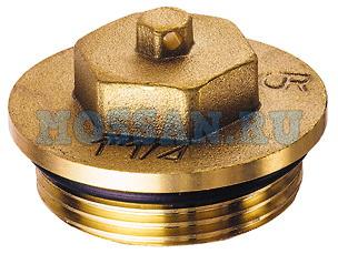 Латунная заглушка CR НР 1 1/2"