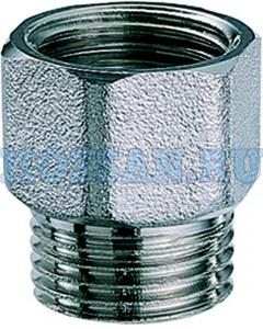 Ниппель хромир. 1/2"(EU-ВР)