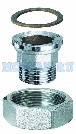 Переходник для циркуляционного насоса 1 1/2" - 1"НР с обратн.клапаном