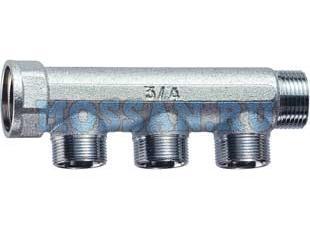 Коллект. 3/4" (ВР-НР) с 3 отв. М24х19 (межосев. 36 мм)